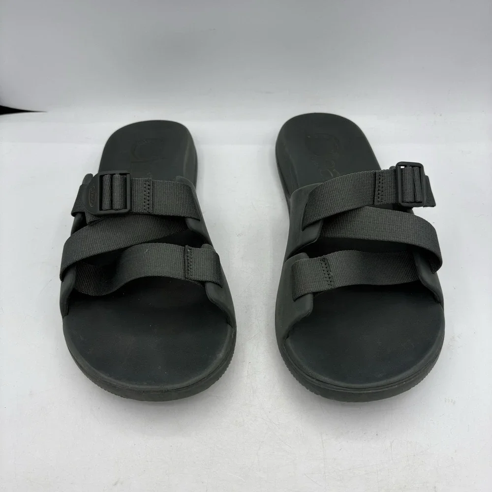 Chaco‎ Sandals Mens Size 12 Chillos Z Strap Green Slides Outdoors Hike